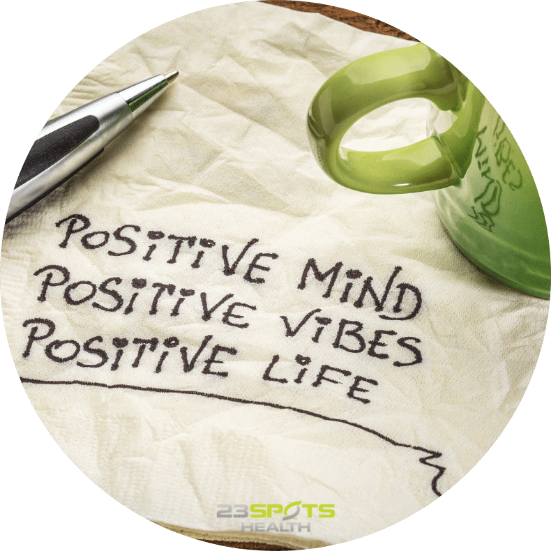 Gewichtsmanagement - positive Lebenseinstellung